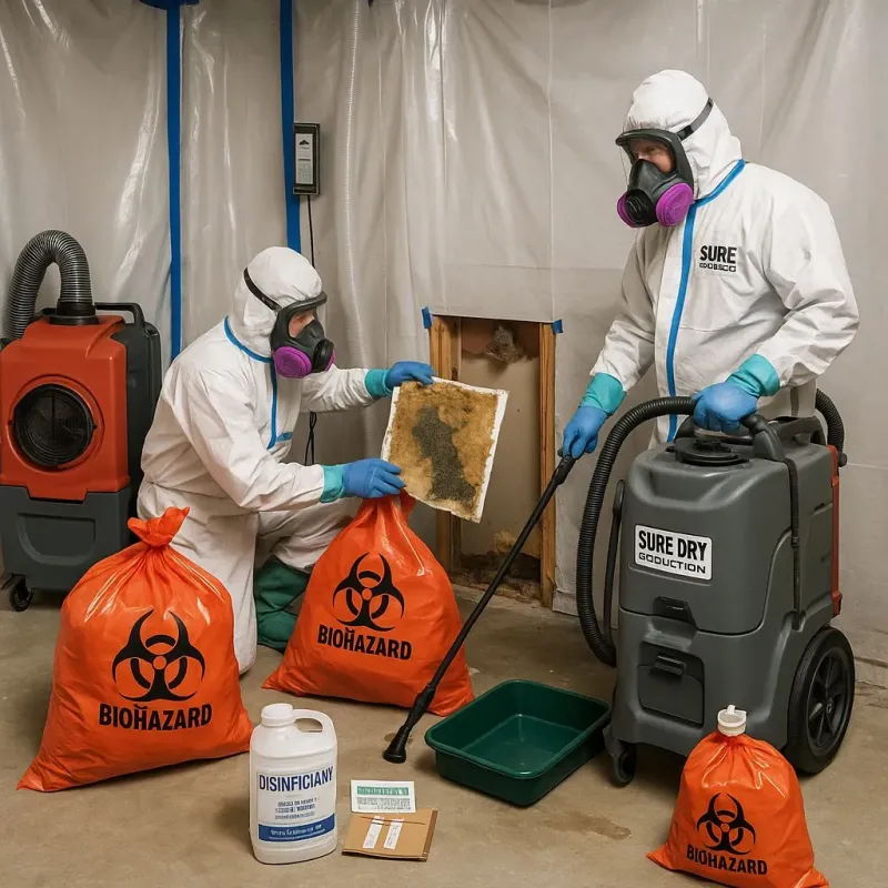 Contaminated Water Handling Protocols process in Barrett, TX